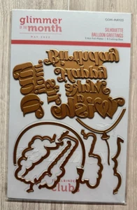 Spellbinders Glimmer des Monats Mai 2023 Silhouette Ballongrüße - Bild 1 von 2