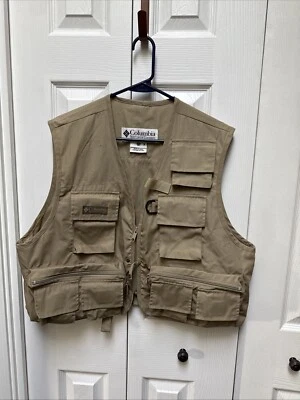Chaleco de pesca Columbia Sportswear para hombre L/XL excelente estado #10 Foto 1 de 4