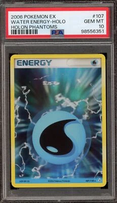 Pokemon Water Energy EX Holon Phantoms Holo Rare #107 PSA 10 Gem Mint - Image 1 of 2