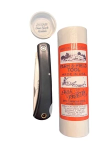 Navaja de bolsillo Great Eastern Cutlery GEC 215124LB Bull Buster azul negro Richlite - Imagen 1 de 13