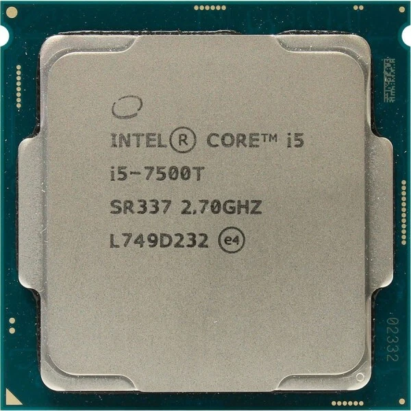 Used Intel  7th Gen i5 Quad-core i5-7500T 2.7GHz Low Voltage Desktop Processor - Image 1 of 1