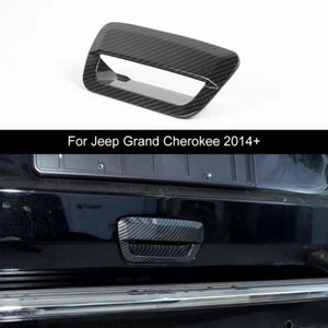 Car Tailgate Handle Trim for Grand Cherokee 2014+ Carbon Trunk Door Handle Cover - Picture 1 of 8