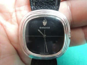 *L68*- OROLOGIO SANDOZ-MANUALE - NO FUNZIONANTE - NO WORKING - RICAMBIO - Foto 1 di 7