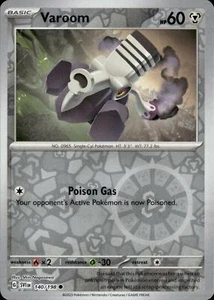 Pokemon Varoom Reverso 140/198 Holograma Inverso Raro Escarlata y Violeta Casi Nuevo - Imagen 1 de 1