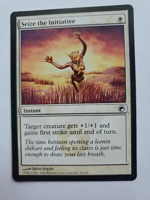 MTG Magic The Gathering Card Seize the Initiative Instant White Scars Of Mirrodi - Image 1 of 2