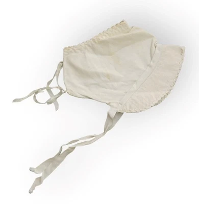 Cappello Bianco Per Neonati Fatto A Mano - Immagine 1 di 4