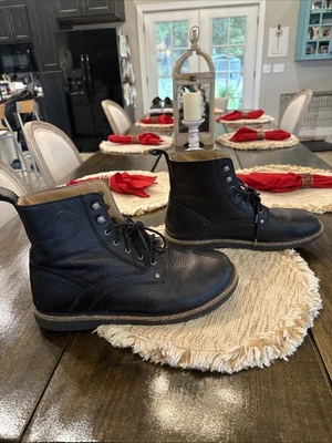 Birkenstock Bryson Black Natural Leather Reg Width EU 46 Mens  US 13 Boots Black - Image 1 of 4