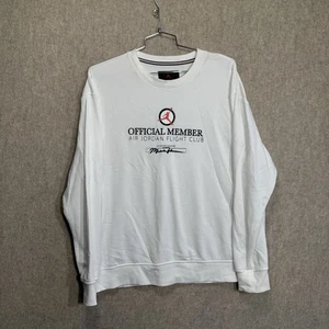 Men's Air Jordan Flight MVP Lightweight Fleece Sweatshirt DX9647-100 Size XL - Picture 1 of 14