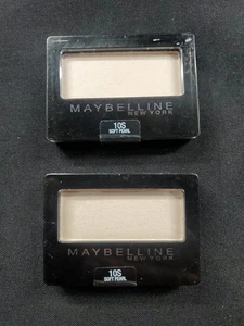 Confezione 2 Ombretti Maybelline New York Expert Wear Singoli 10S Soft Pearl 0,08 OZ - Foto 1 di 3
