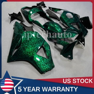 Kit de carenado de fibra de carbono forjado verde carrocería para Honda CBR954RR 2002 2003 EE. UU. Foto 1 de 4