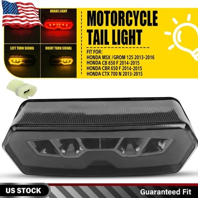 Luz de giro LED de freno trasera integrada para motocicleta HONDA CTX 700 N 2013-2015 Foto 1 de 4
