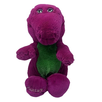 Vintage Barney The Dinosaur pelúcia Backyard Gang bicho de pelúcia, Lyons Group 13” - Imagem 1 de 4