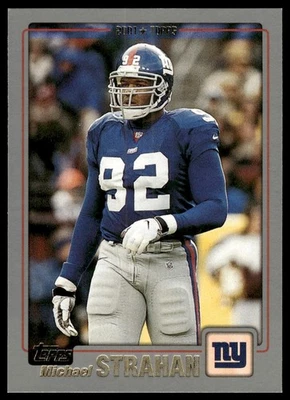 2001 Topps #112 Michael Strahan New York Giants NM+ - Image 1 of 2