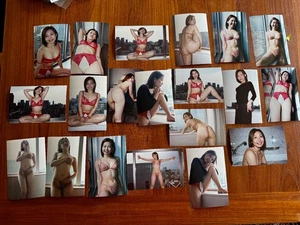 20 FOTOS SEMIDESNUDAS DE MODELO ASIÁTICO CALIENTE 4" X 6" FOTOGRAFÍAS EN COLOR KODAK EXCELENTE - Imagen 1 de 6