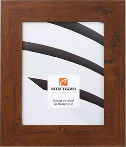 Craig Frames FM74DKW 11 by 14-Inch Rustic Photo Frame, Smooth 11x14, Brown - Picture 1 of 8