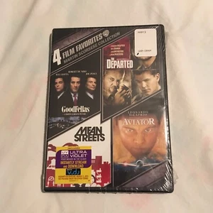 4 Film Favorites: Martin Scorsese Collection Goodfellas Mean Streets Aviator NEW - Foto 1 di 4