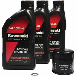 2013-2017 Kawasaki Ninja 300, EX300, KRT, Winter, ABS, SE OEM Oil Change Kit - Picture 1 of 6