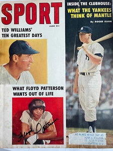 June 1959 Sport Magazine signed by Floyd Patterson - Picture 1 of 12