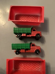 2 X RARE LONE STAR TUF TOTS: 610 CONSTRUCTION TIPPER TRUCKS IN PICK A PACK TRAYS - Picture 1 of 6