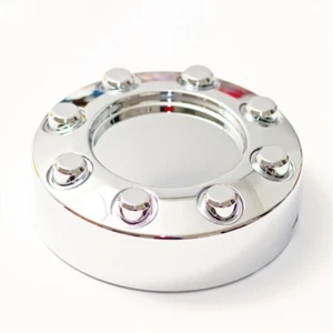 NEW FOR 2005-2018 F250 F350 SRW 2WD CHROME WHEEL CENTER HUB CAP FRONT REAR - Picture 1 of 3