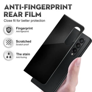 Screen Protector Full Cover For Samsung Galaxy Z Fold 3 5G Tempered Glass Film - Foto 1 di 11