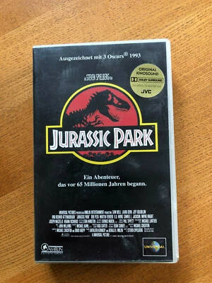 Jurassic Park,VHS Videocassette, im Originalcover, s. Bilder ! - Bild 1 von 3