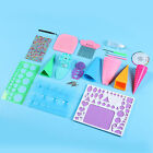 Paper Card Crafts Quilling Tool Kit Tweezers Beads Needle DIY Scrapbooking Qua