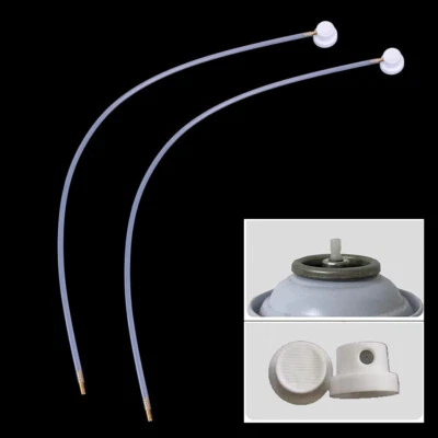 2PCS Fluid Film 360 Degree Nozzle Extension Hose Fit for Aerosol Cans Spray US## - Изображение 1 из 4