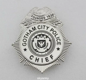 Distintivo Serie TV Capo Polizia Gotham City - Replica - Foto 1 di 4