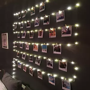 String Lights, 200 LED 66 FT Copper Fairy String Lights Warm White Waterproof US - Picture 1 of 9