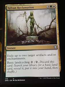 Sylvan Reclamation , Commander Dominaria United , NM , MTG , FREE SHIPPING - Picture 1 of 2
