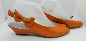 Bruno Magli Orange/Tan Wedge Heel, Size IT 36.5, AU 6. - Picture 1 of 9