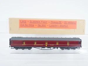 Spur O Messing LMS Periode 3 D 1926 12 Rad Schlafwagen 1. Wagen 352 Varley Goddard - Bild 1 von 8