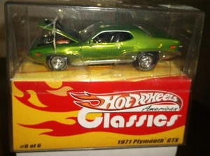 HOT WHEELS 1/43 AMERICAN CLASSICS 1971 PLYMOUTH GTX - Picture 1 of 1
