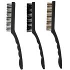 Stainless Steel Wire Brush Set Nylon Wire Rust Paint Removal  Automotive