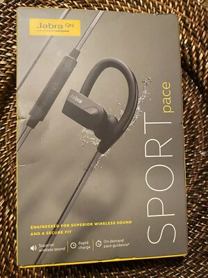 Jabra Sport Pace Wireless Headphones OTE24 - Image 1 of 4