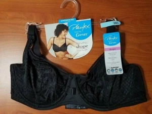 NEW PLAYTEX LOVE MY CURVES BLACK BRA STYLE 4713 UNDERWIRE MANY SIZES AVAILABLE - Picture 1 of 4