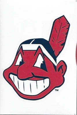 Cleveland Indians-Officially Licensed Logo Decal/Sticker-(2 1/2 x 3 ") - Image 1 of 2