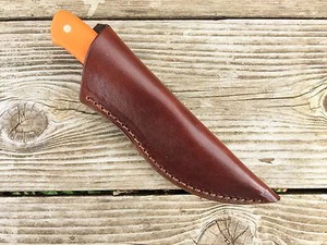 Custom Leder Messerscheide. Mittel 7" x 2 1/4" mit Öffnung 1 7/8" A2-A - Bild 1 von 4