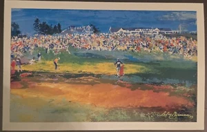 LeRoy Neiman 1995 "THE HOME HOLE AT SHINNECOCK" Postkarte Promo #20 - Bild 1 von 2