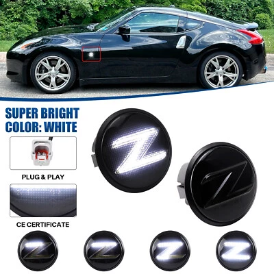 LED Side Marker Turn Signal Lights For 2003-2009 Nissan 350z Z33 09-20 370Z Z34 - Image 1 of 4