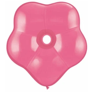 DISCONTINUED Qualatex 16" Geo Blossom Balloons - Rose - 10 Count - Picture 1 of 1