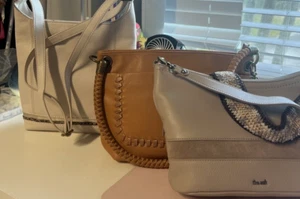 THE SAK Small Jasmine Block Hobo, Flores, or De Young Leather Tote, U Pick - Picture 1 of 13