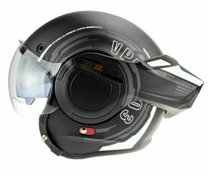 VIPER F242 FLIP OVER FRONT 180° MODULAR MOTORCYCLE HELMET RATED P&J REVO - Picture 1 of 8
