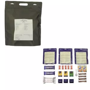 Emergency ration army survival food 1 day ration military Meal Food prepper 24 h - Picture 1 of 4