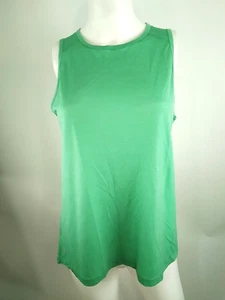 Smartwool Women Active Ultralite High Neck Tank Zen Green Medium 02373-N78 - Picture 1 of 10