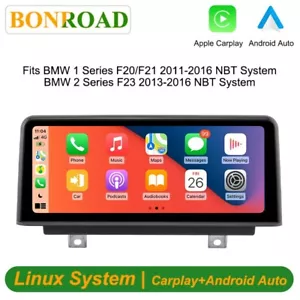 10.25'Wireless CarPlay Touchscreen Multimedia Radio Receiver für BMW 1er F20 F21 - Picture 1 of 21