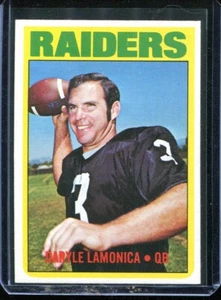 1972 Topps Football # 169 Daryle Lamonica (NM) Near Mint - Picture 1 of 2