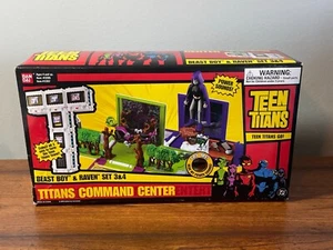 Teen Titans Command Center Beast Boy & Raven Set 3&4 Bandai 2004 RARE Sealed - Picture 1 of 19