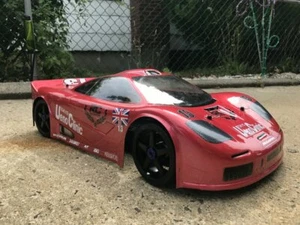 7500-Carrozzeria McLaren GTR1 Scala 1/8 GT2 RC car body 360mm slash - Picture 1 of 3